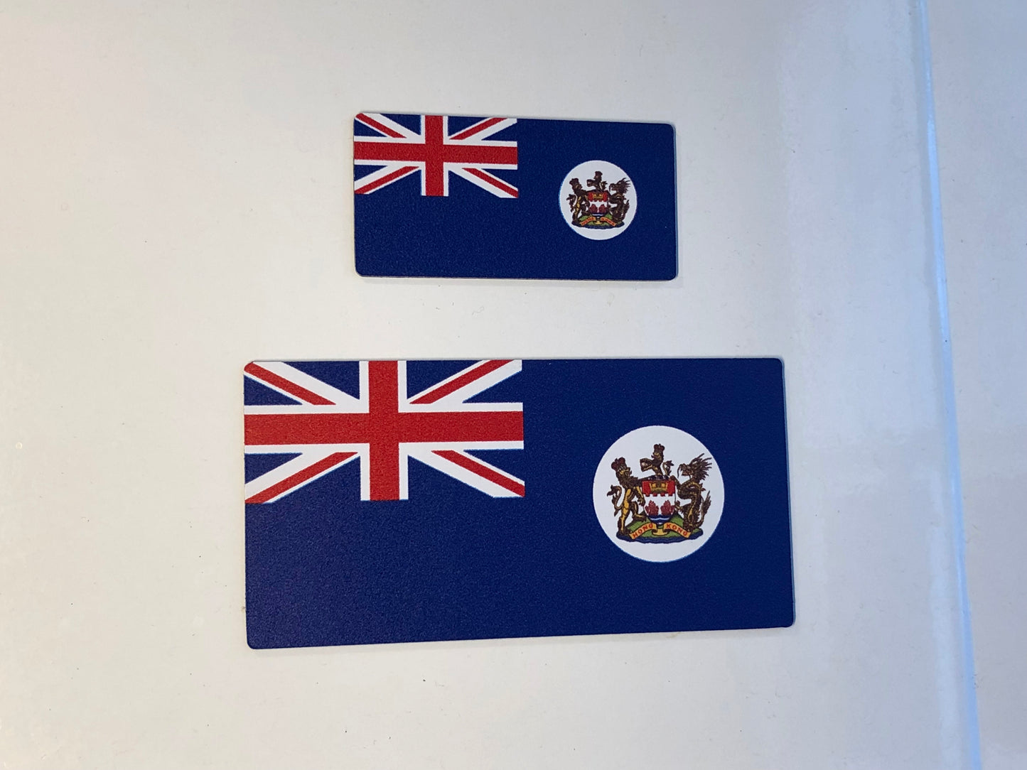香港旗 磁石 Hong Kong Flag Magnet 🇬🇧🇹🇼 Made in Britain / Taiwan