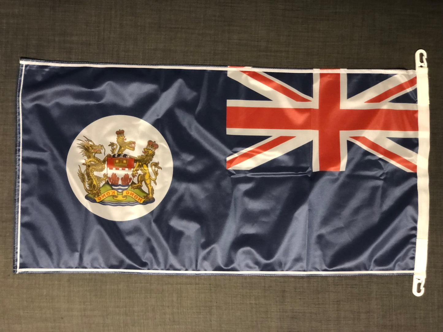 不完美深色版  香港旗 Hong Kong Flag Standard Outdoor 🇬🇧 Made in Britain