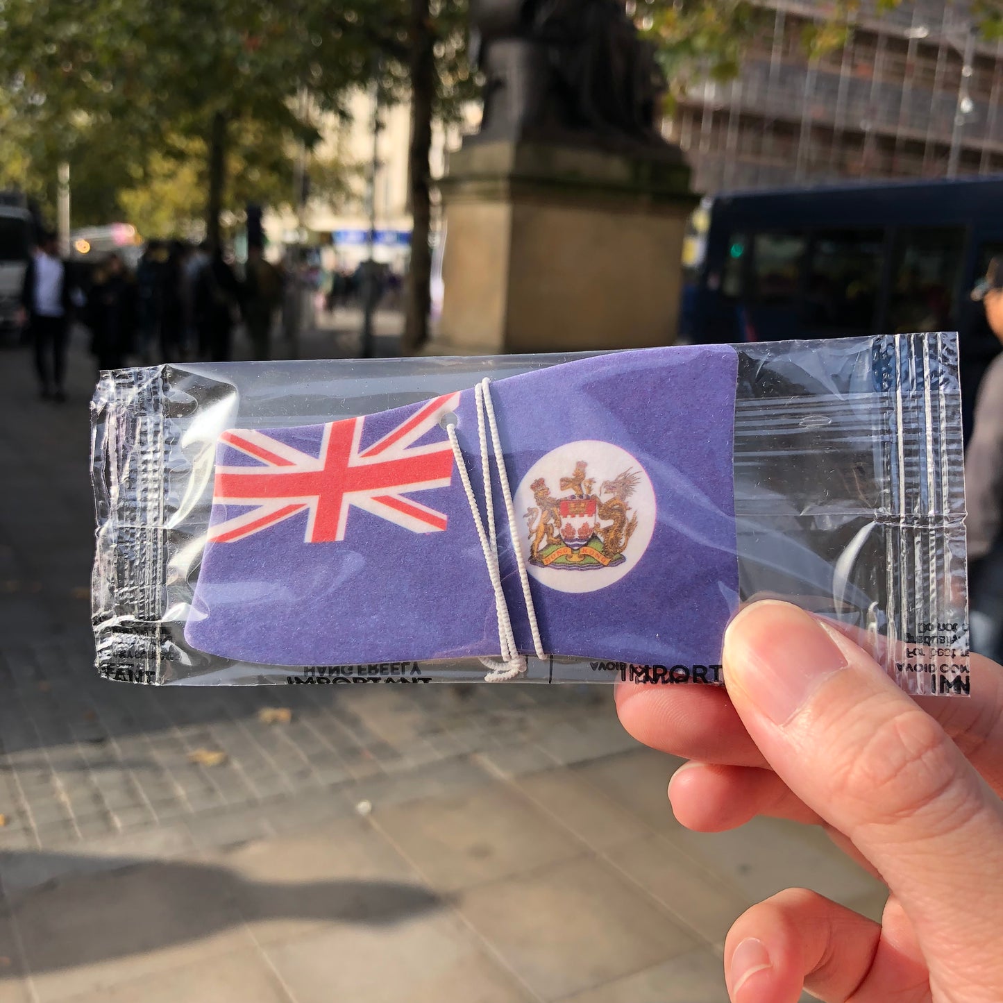 已停產 Cool Water清新香氣 香港旗 車用香卡 🇬🇧 Made in Britain