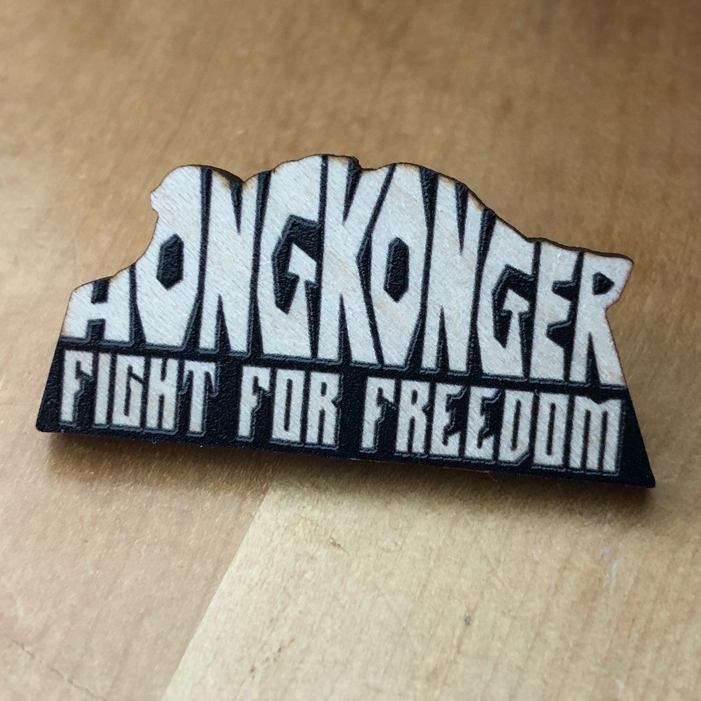 香港人的獅子山精神 Lion Rock Fight for Freedom Pin Badge 🇬🇧 Made in Britain