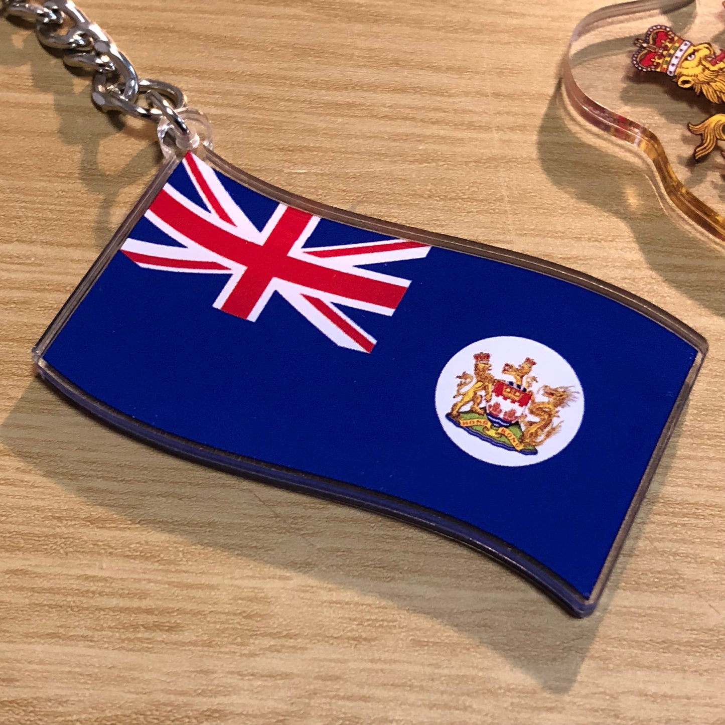 已停產 香港旗 紋章 特大匙扣 🇬🇧 Made in Britain