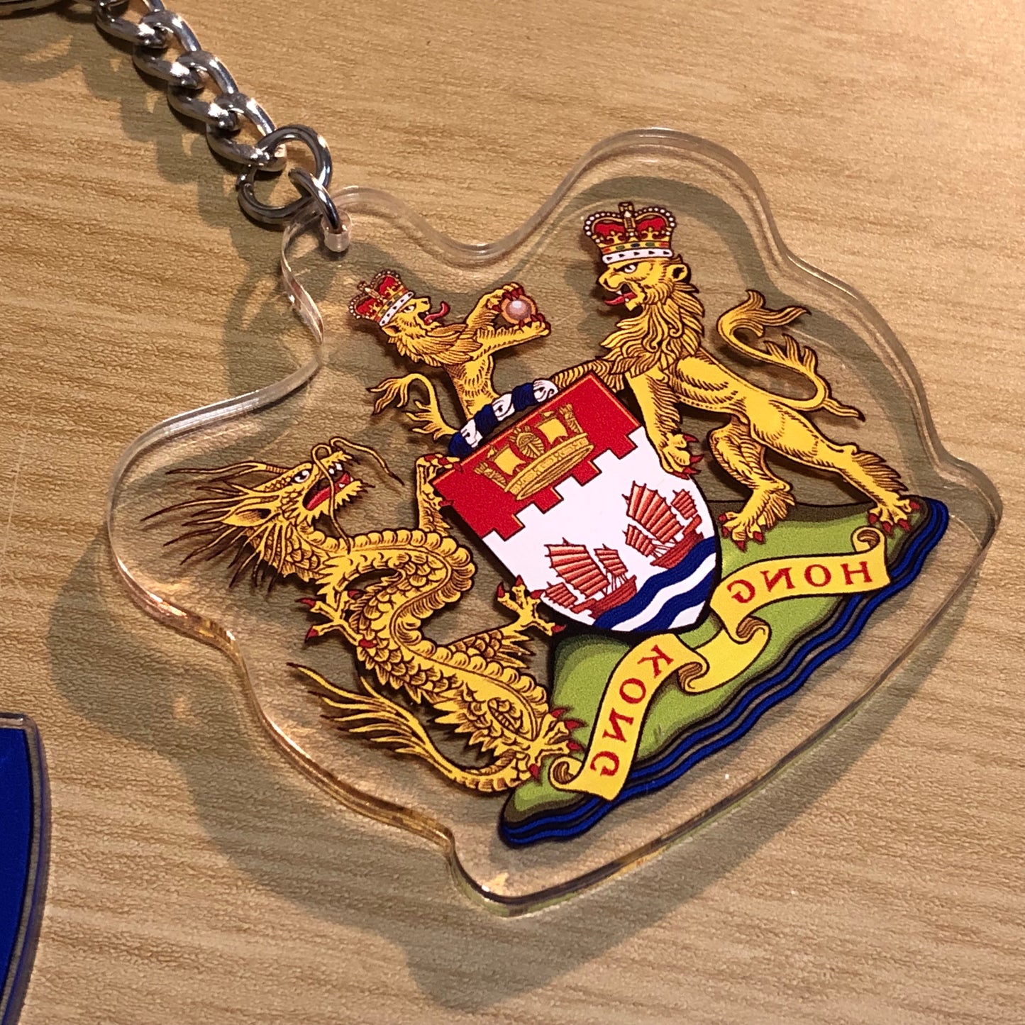 已停產 香港旗 紋章 特大匙扣 🇬🇧 Made in Britain