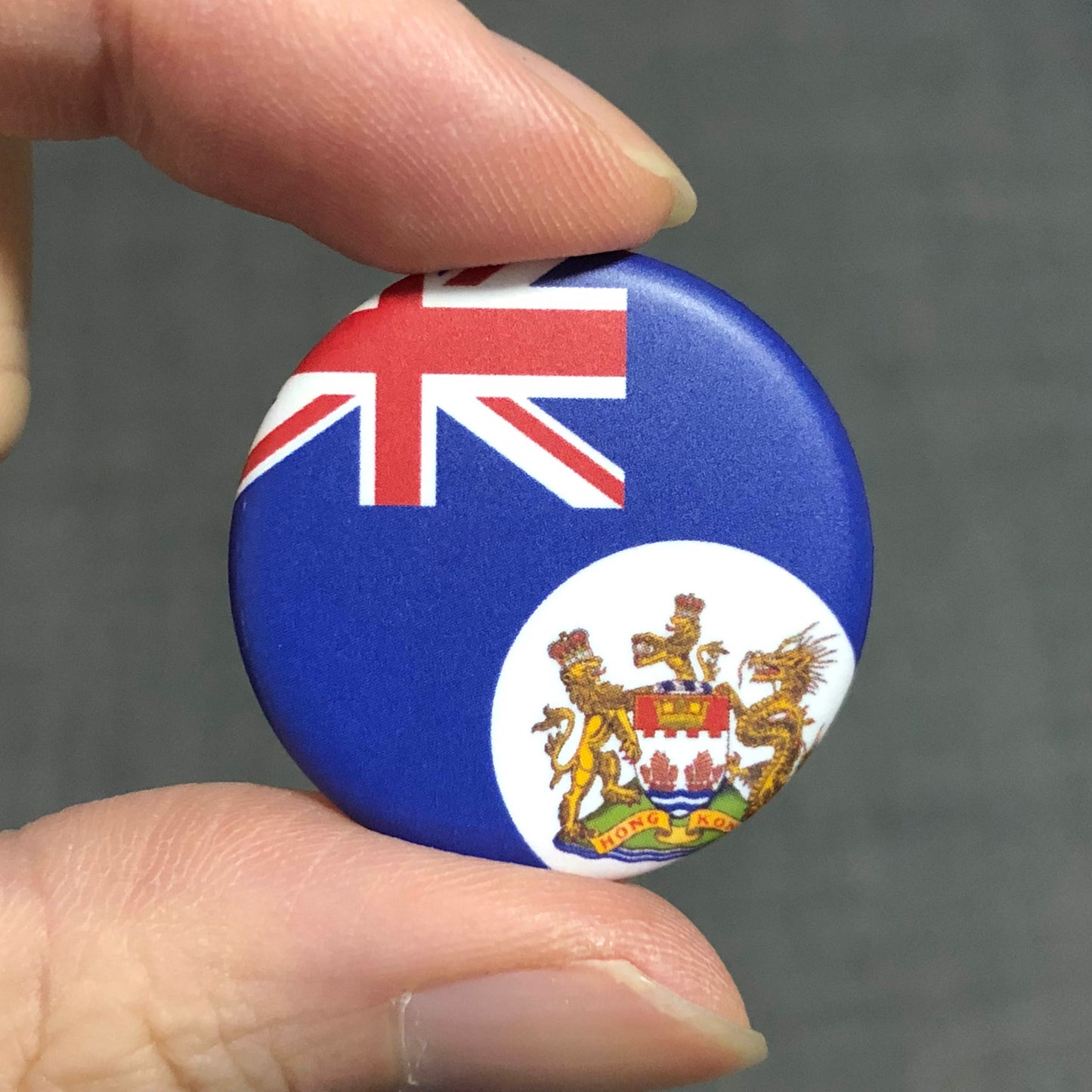 已停產 香港旗 啞色 Pin Badge 🇩🇪 Made in Germany