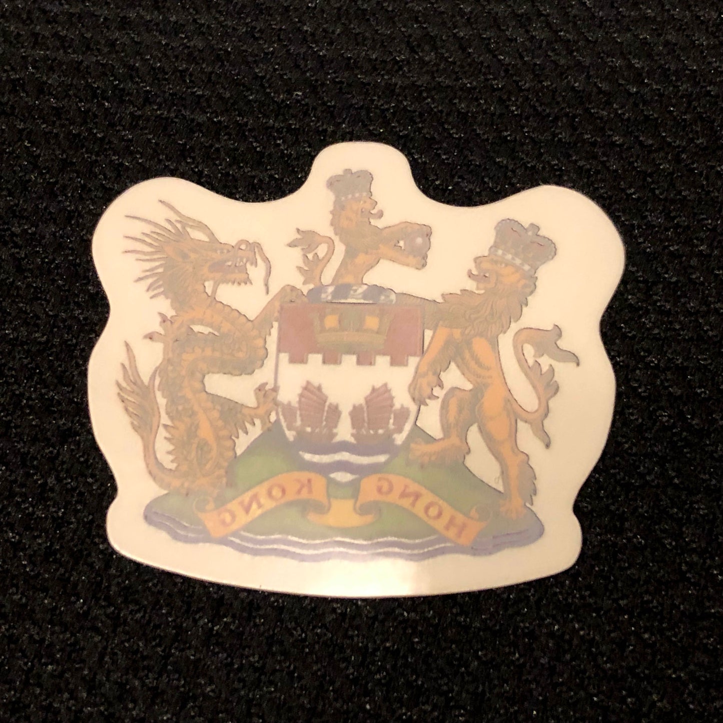 香港紋章 紋身貼紙 Coat of Arms of Hong Kong Tattoo Sticker 🇹🇼 Made in Taiwan