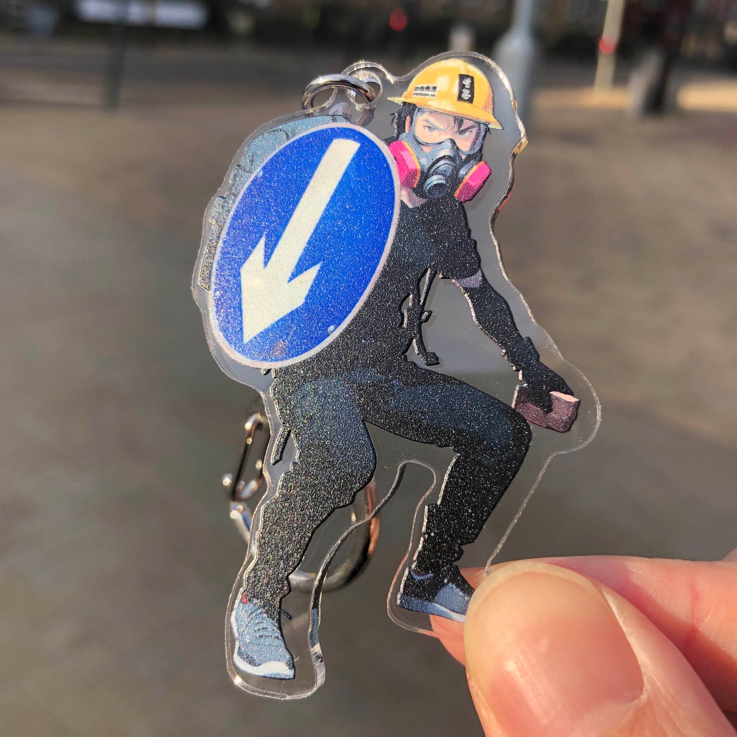 香港抗爭者 Gear Up Keychain 🇹🇼 Made in Taiwan