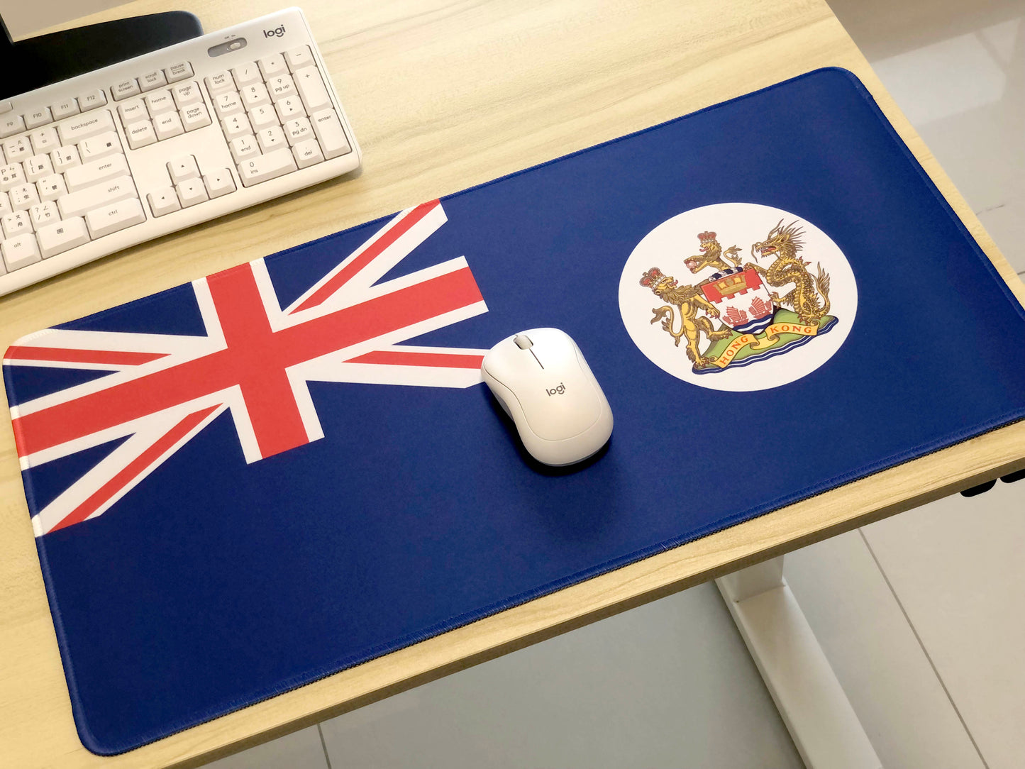 香港旗 滑鼠墊 Hong Kong Flag Mouse Pad 🇹🇼 Made in Taiwan
