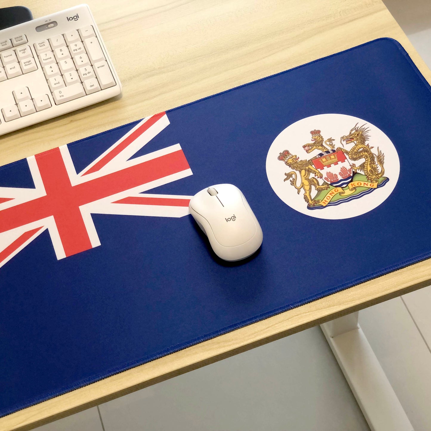 香港旗 滑鼠墊 Hong Kong Flag Mouse Pad 🇹🇼 Made in Taiwan