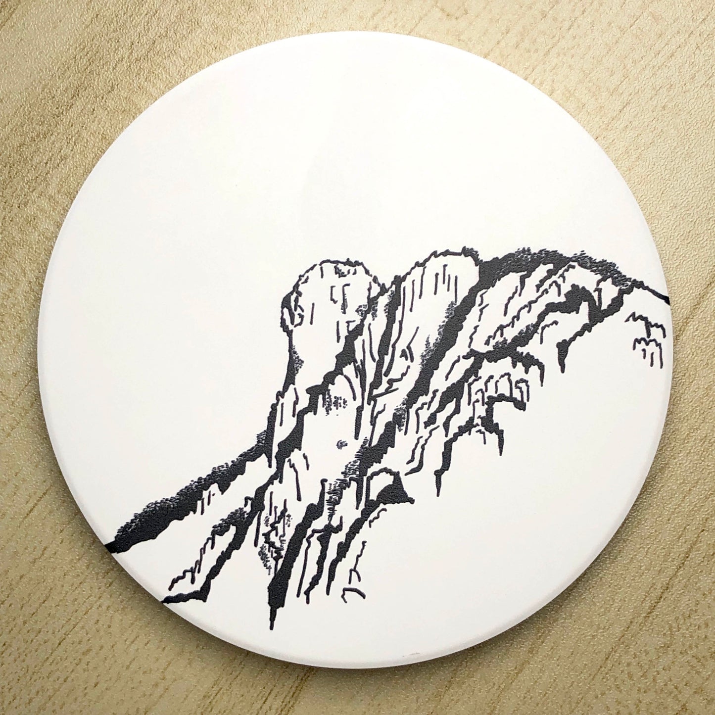 獅子山意境 鶯歌陶瓷 啞色杯墊 🇹🇼 Made in Taiwan