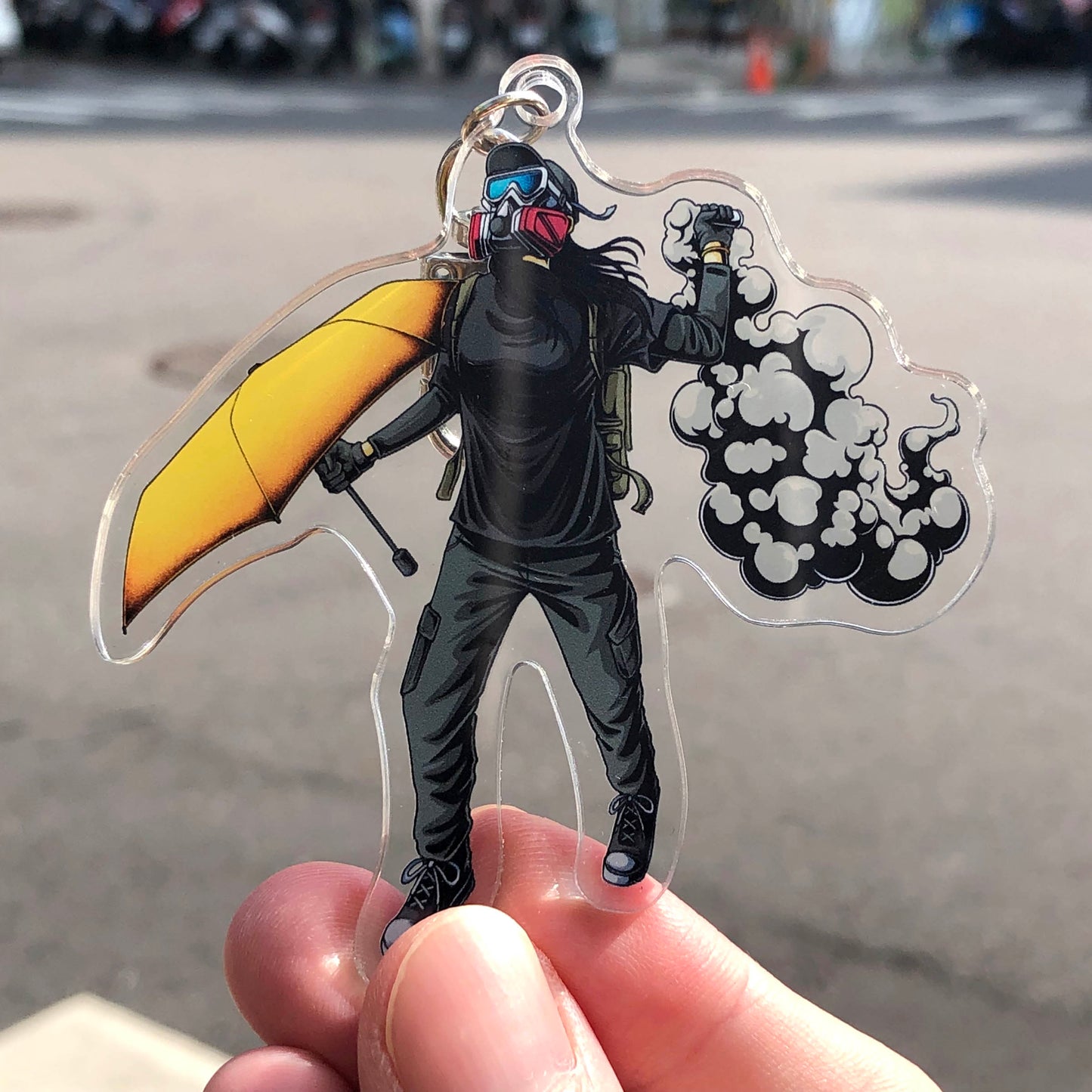 勇武抵抗 中共暴政 We Fight ! Keychain 🇹🇼 Made in Taiwan