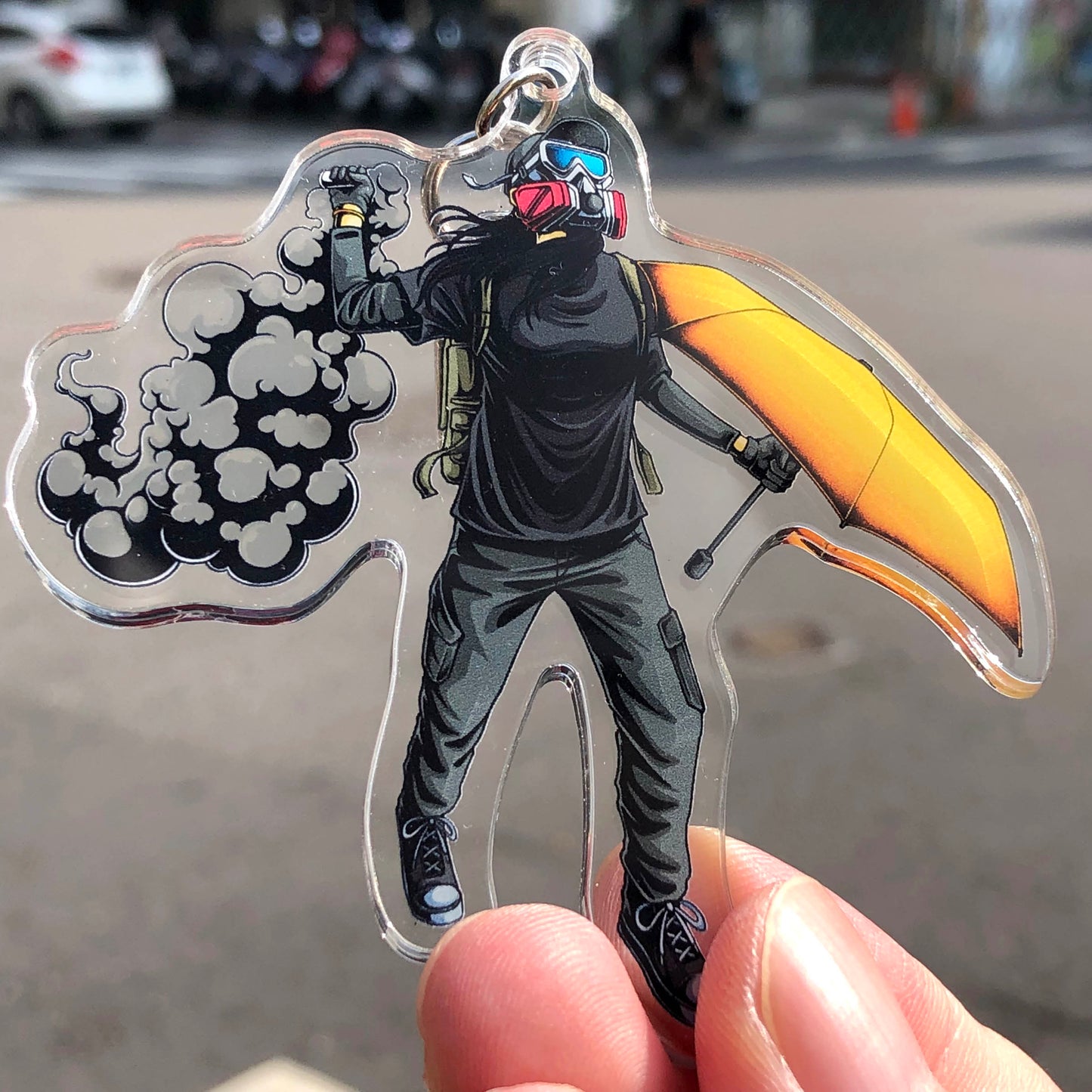 勇武抵抗 中共暴政 We Fight ! Keychain 🇹🇼 Made in Taiwan