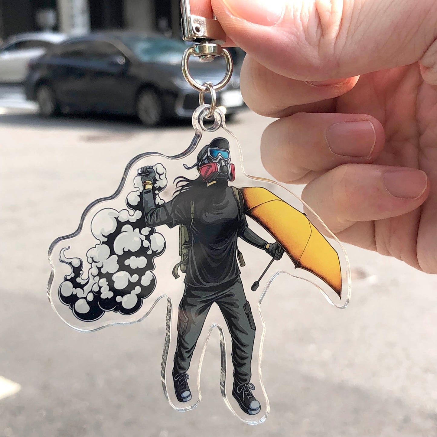 勇武抵抗 中共暴政 We Fight ! Keychain 🇹🇼 Made in Taiwan