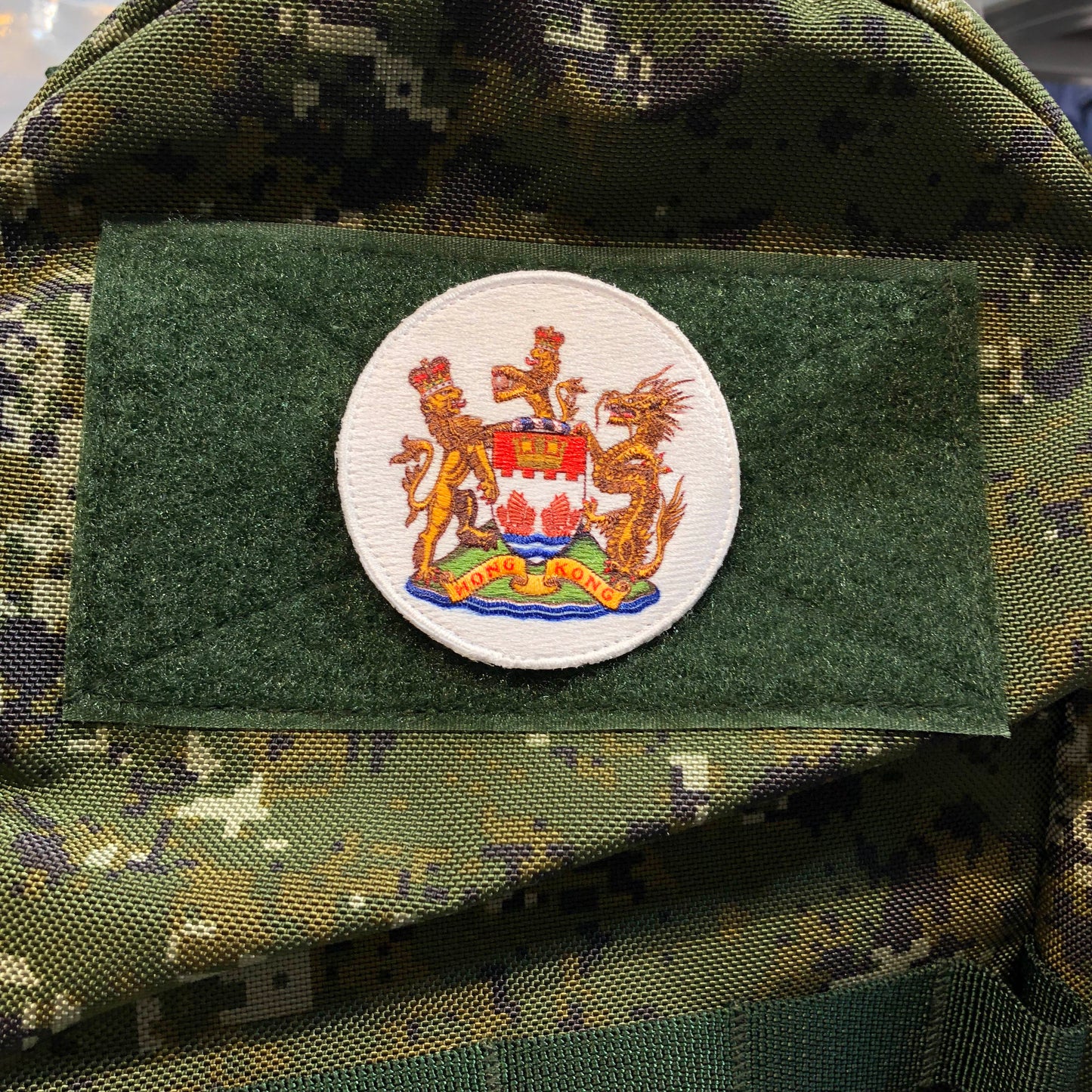 香港紋章 刺繡戰術布章 Coat of Arms of Hong Kong Patch 🇹🇼 Made in Taiwan