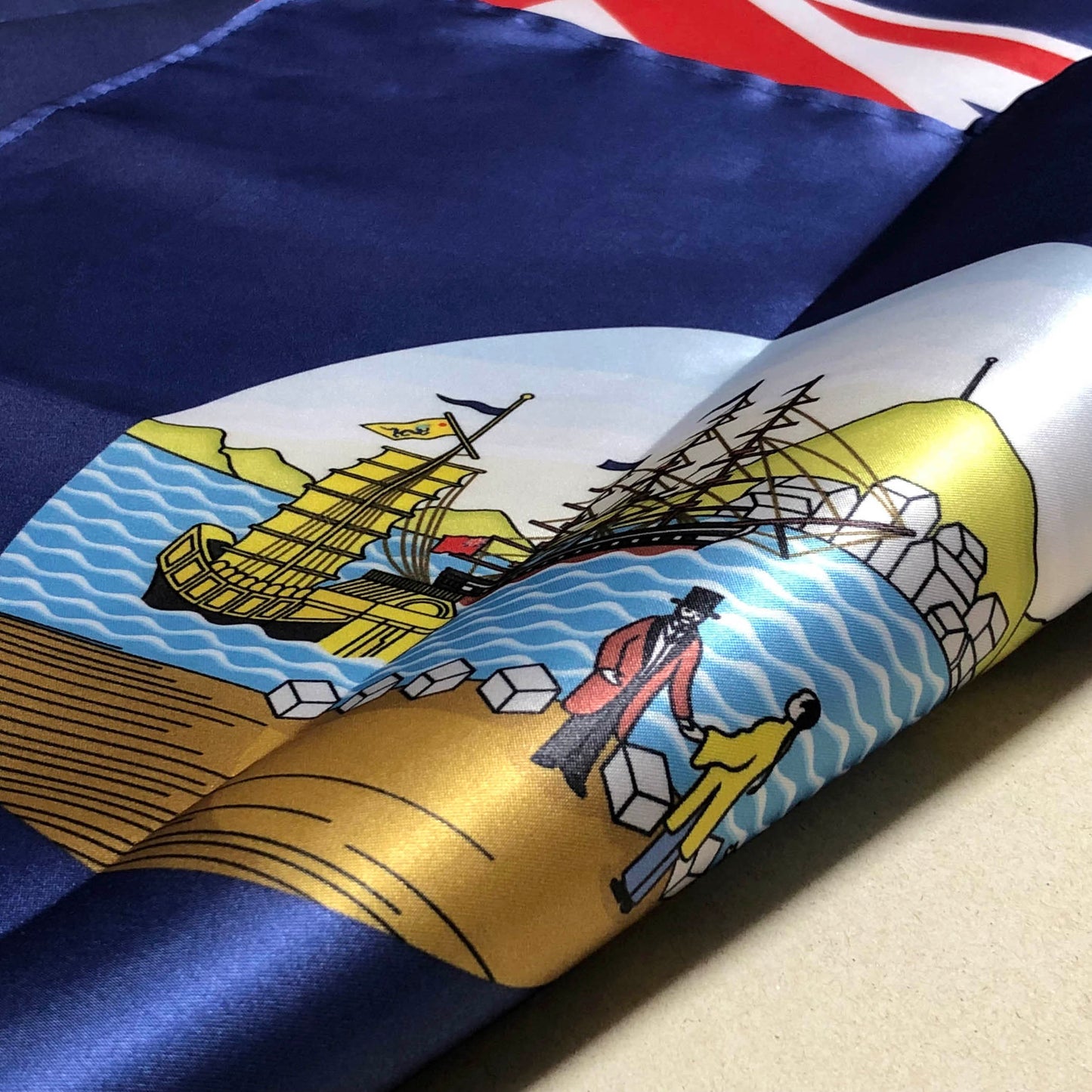 第二代 香港旗 1876-1941年及1945-1955年 Hong Kong Premium Outdoor Flag 🇹🇼 Made in Taiwan