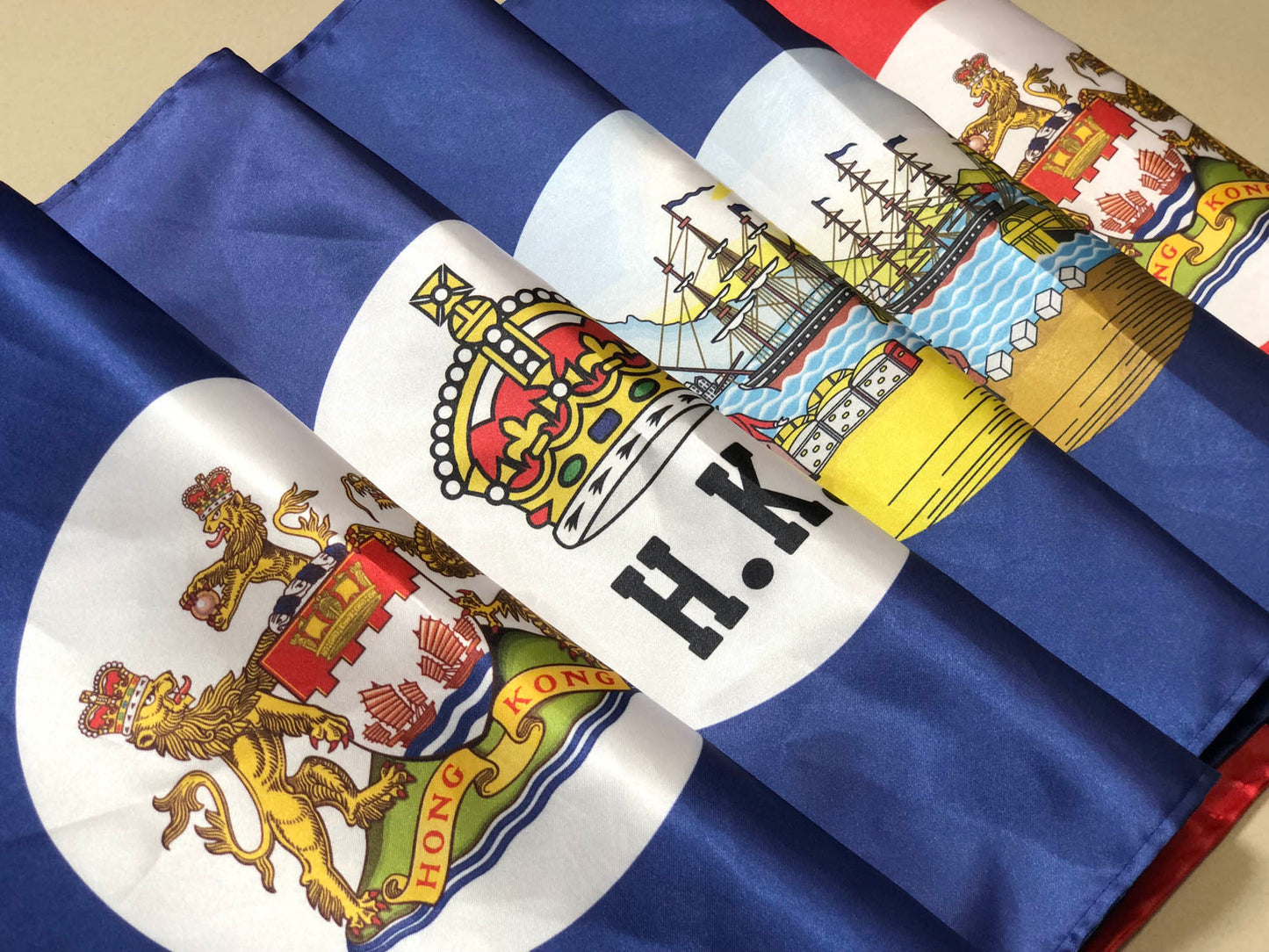 第二代 香港旗 1876-1941年及1945-1955年 Hong Kong Premium Outdoor Flag 🇹🇼 Made in Taiwan