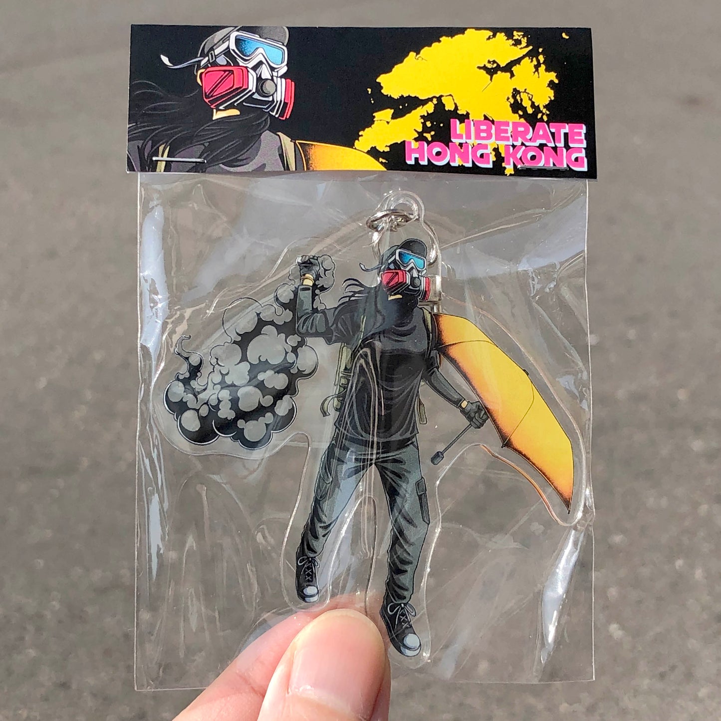 勇武抵抗 中共暴政 We Fight ! Keychain 🇹🇼 Made in Taiwan