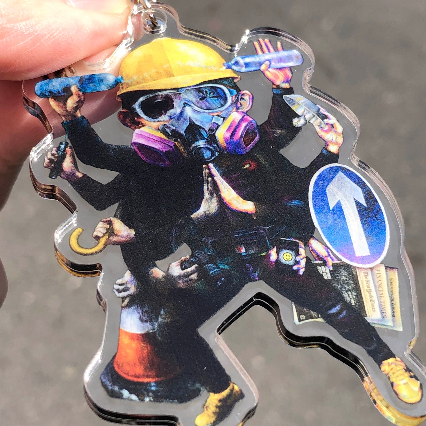 千手人 Keychain 撐真香港人藝術家 🇹🇼 Made in Taiwan