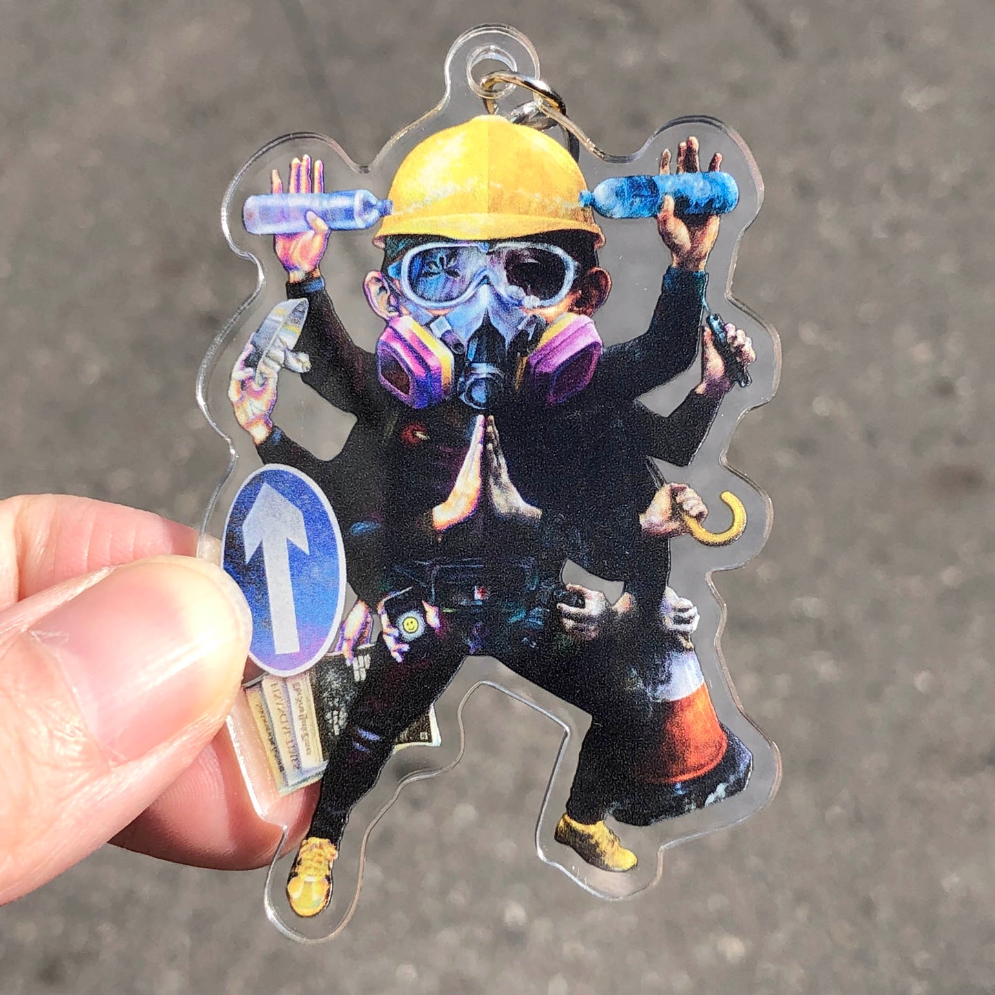 千手人 Keychain 撐真香港人藝術家 🇹🇼 Made in Taiwan