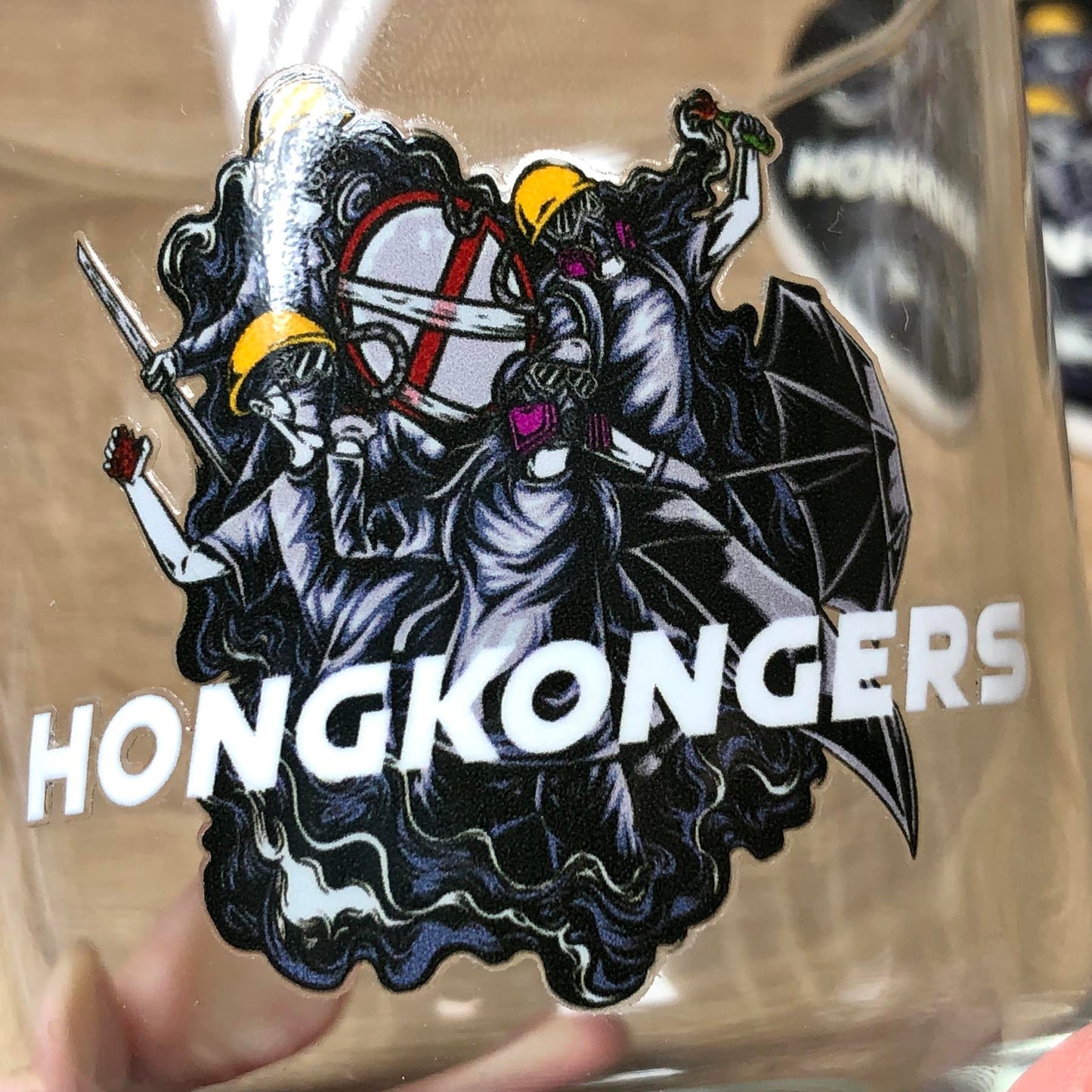 Hongkongers 抗爭到底 水晶立體 防水轉印貼紙 🇹🇼 Made in Taiwan