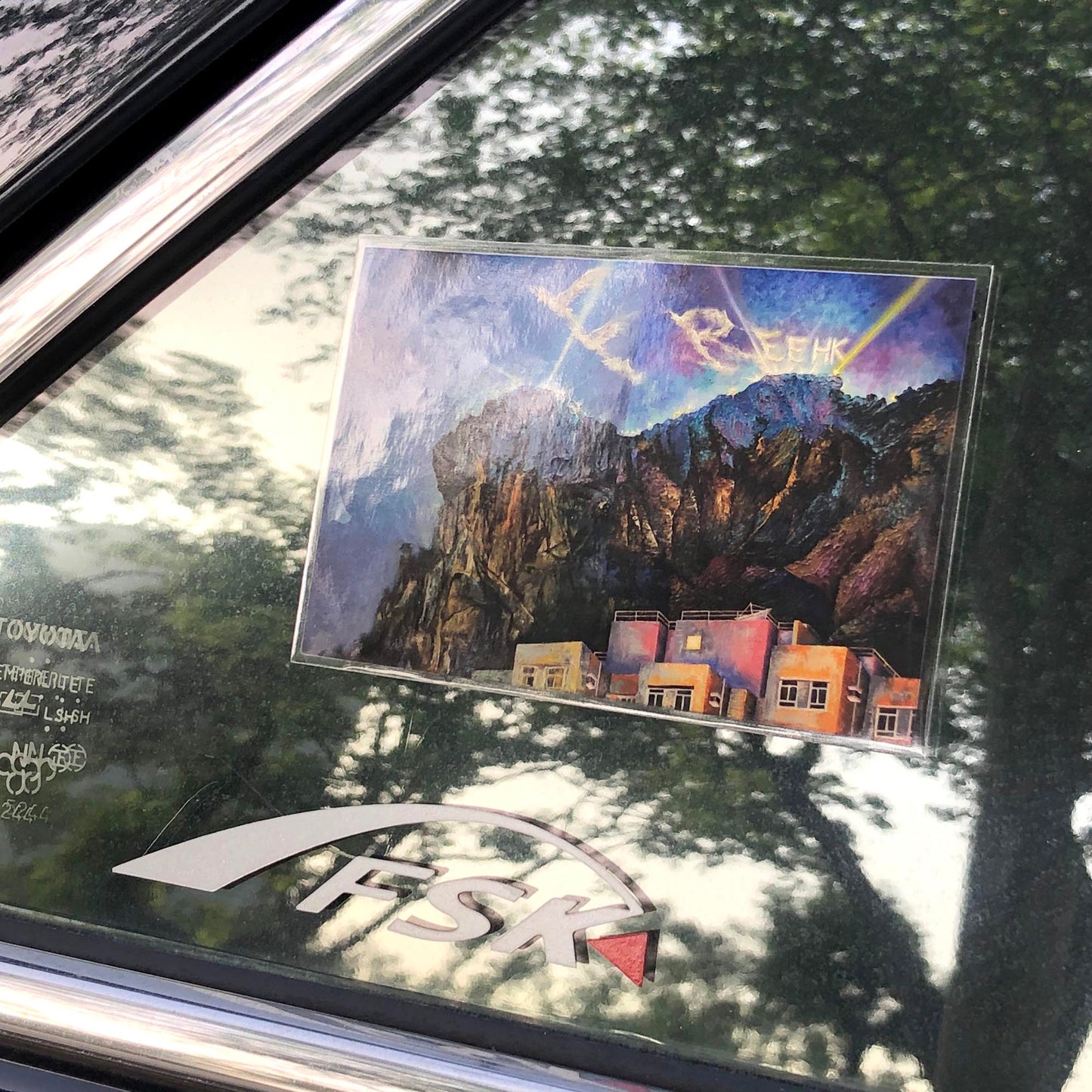 靜電吸附 獅子山 FreeHK 🇹🇼 Made in Taiwan