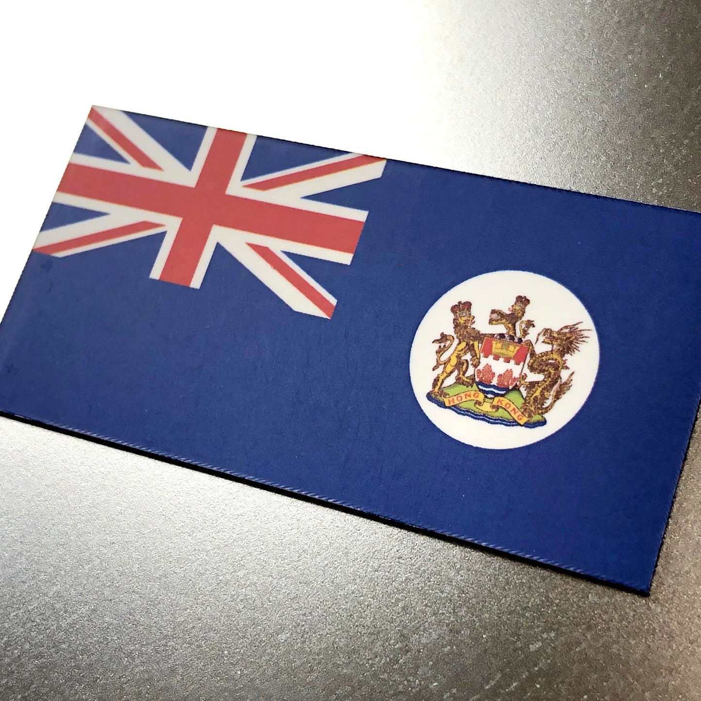 香港旗 磁石 Hong Kong Flag Magnet 🇬🇧🇹🇼 Made in Britain / Taiwan