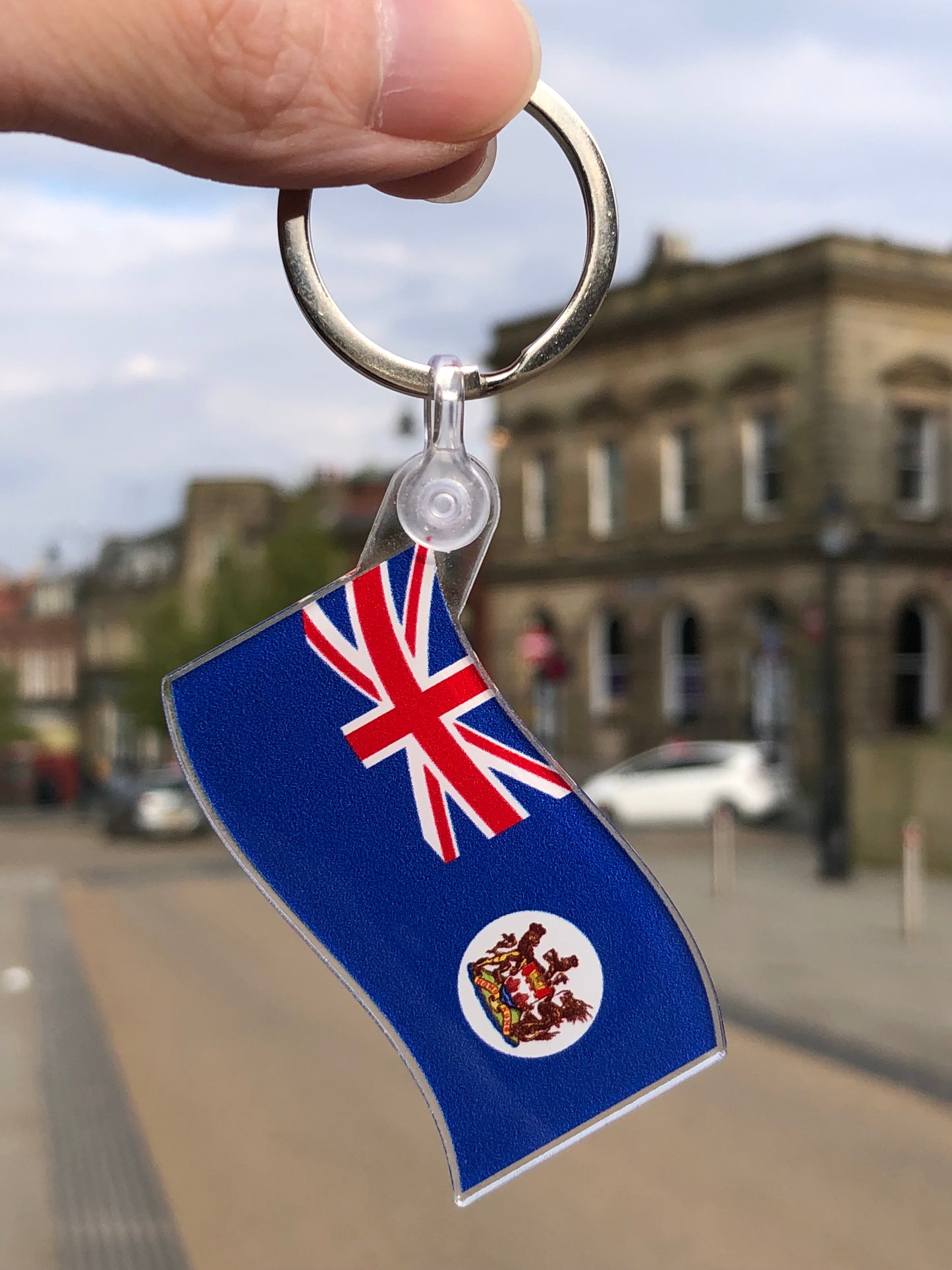 香港旗匙扣 Hong Kong Flag Keychain 🇮🇹 Made in Italy