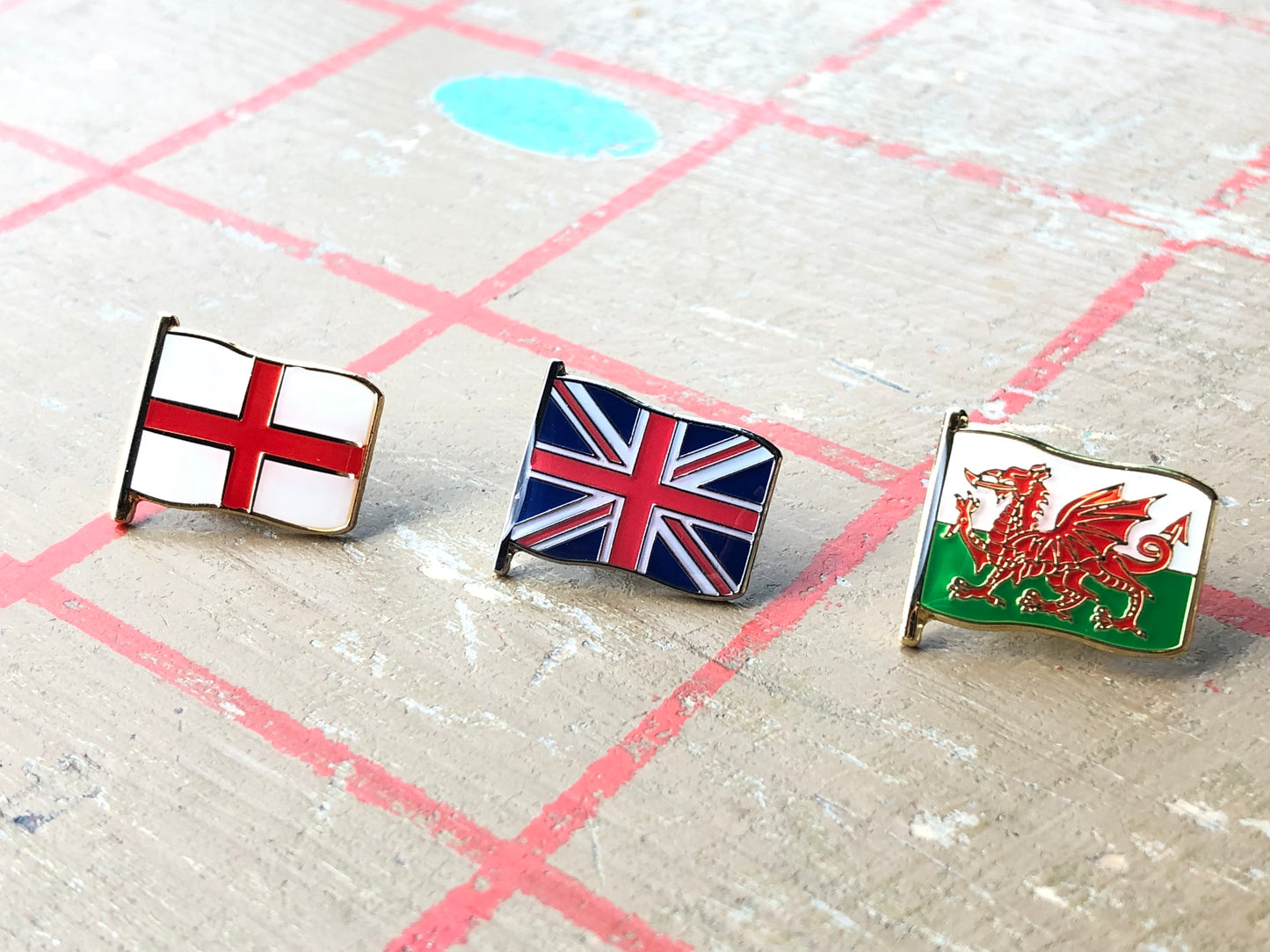 英國系列金屬襟章 United Kingdom Flags Pin Badge 🇬🇧 Made in Britain