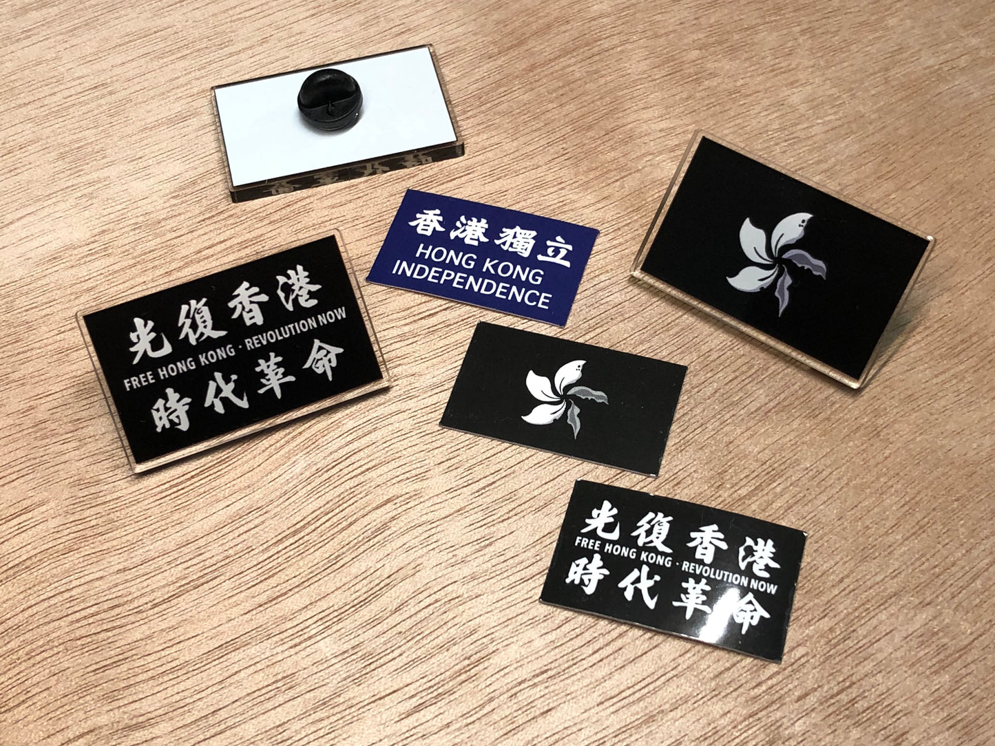 光復香港 香港獨立 黑紫荊 小貼紙 🇬🇧 Made in Britain