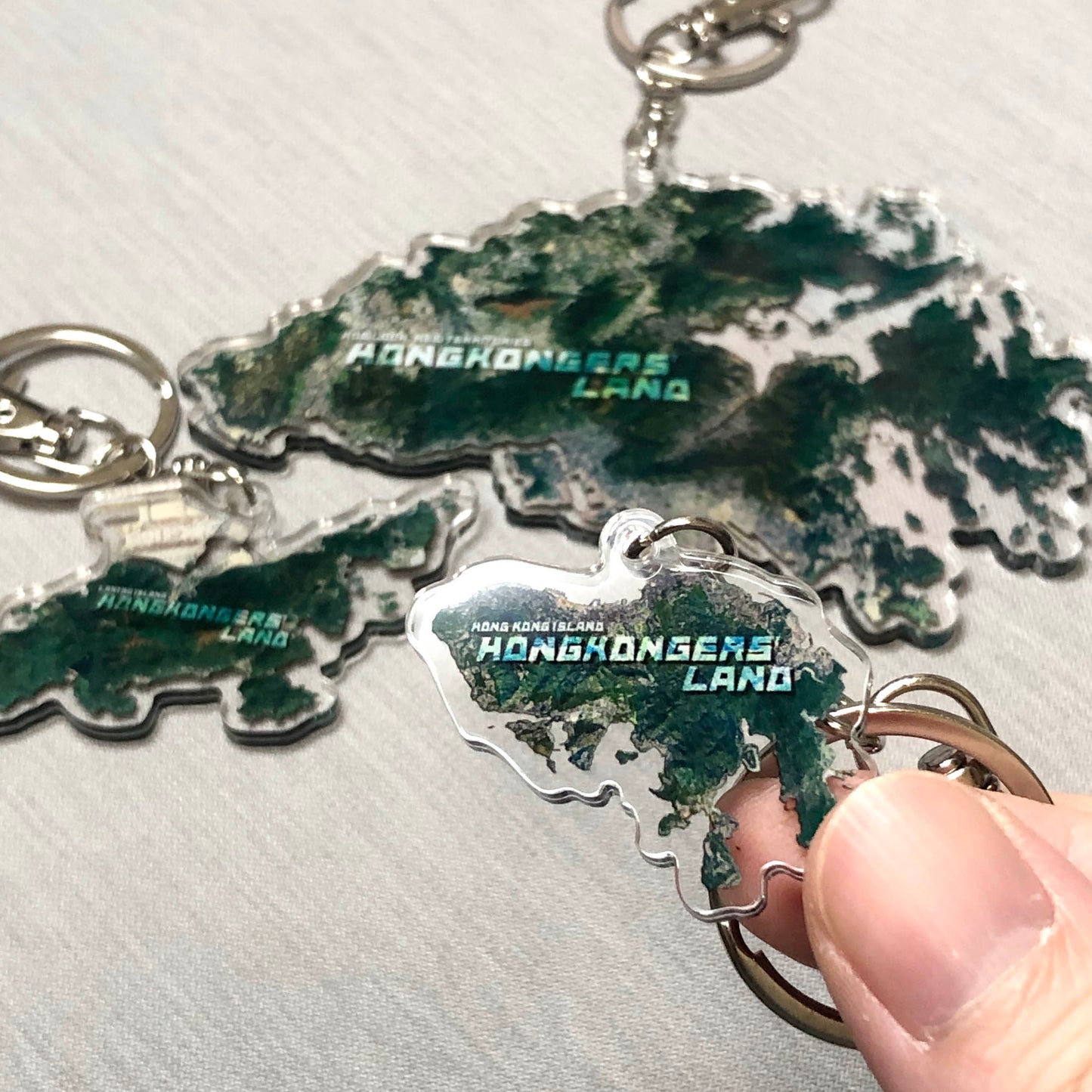 Hongkongers' LAND Keychain 香港人的土地