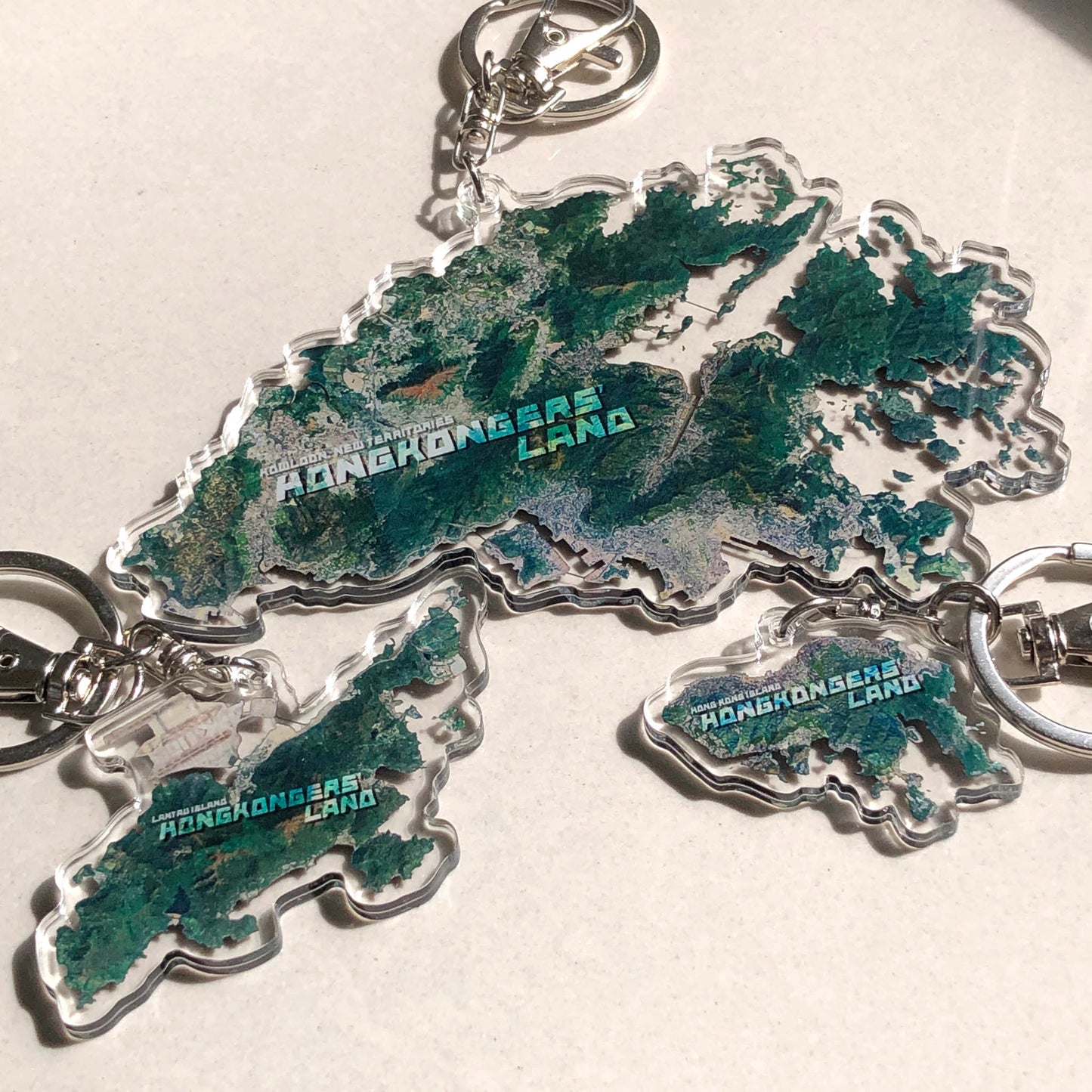 Hongkongers' LAND Keychain 香港人的土地