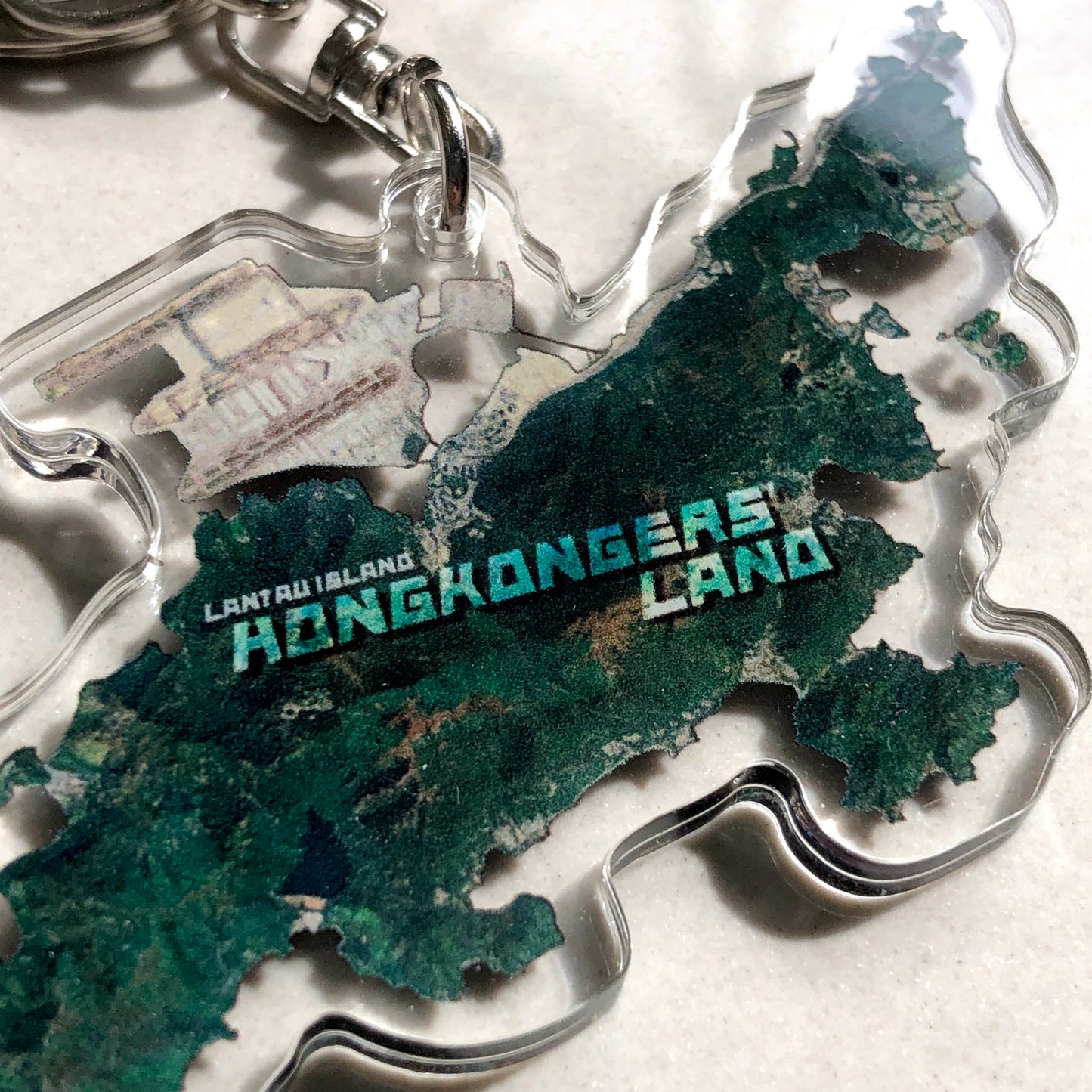 Hongkongers' LAND Keychain 香港人的土地