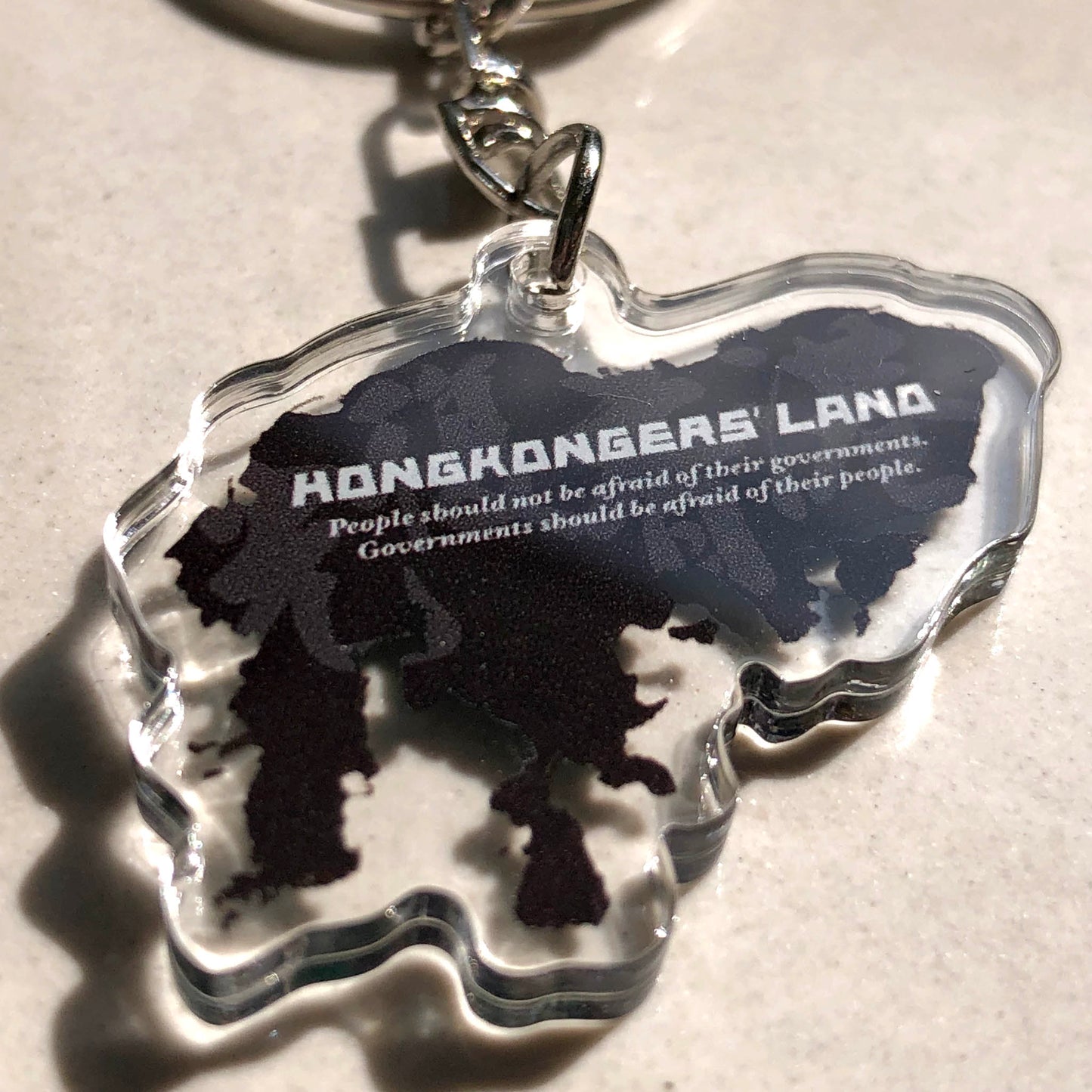 Hongkongers' LAND Keychain 香港人的土地