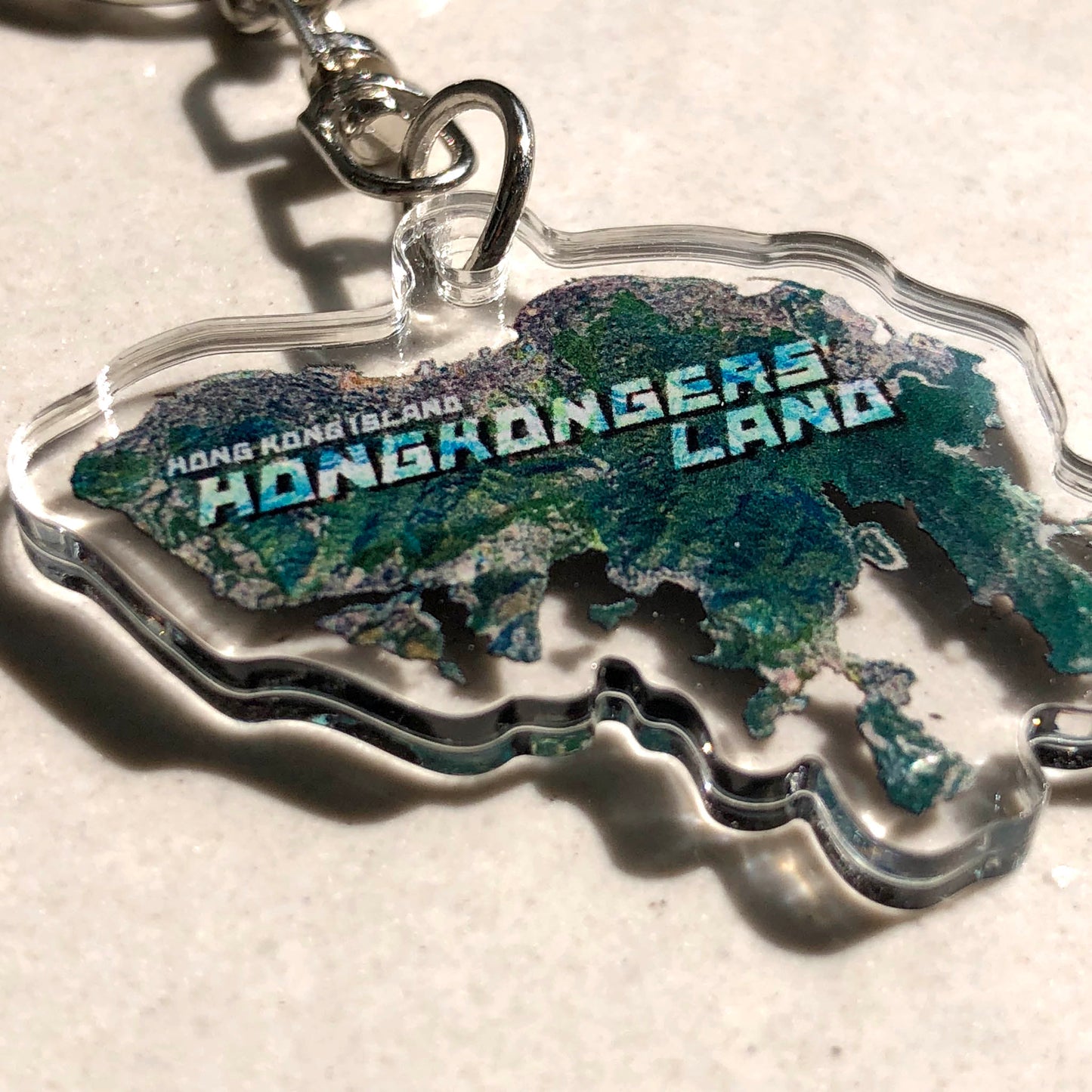 Hongkongers' LAND Keychain 香港人的土地