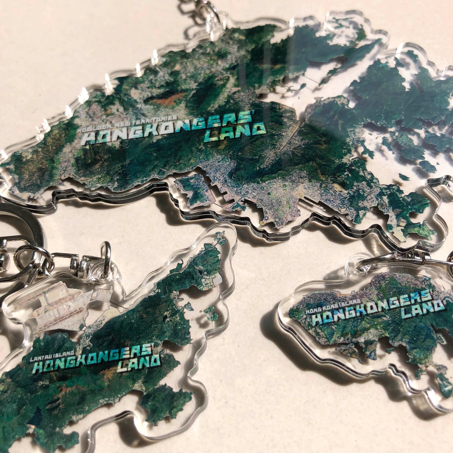 Hongkongers' LAND Keychain 香港人的土地