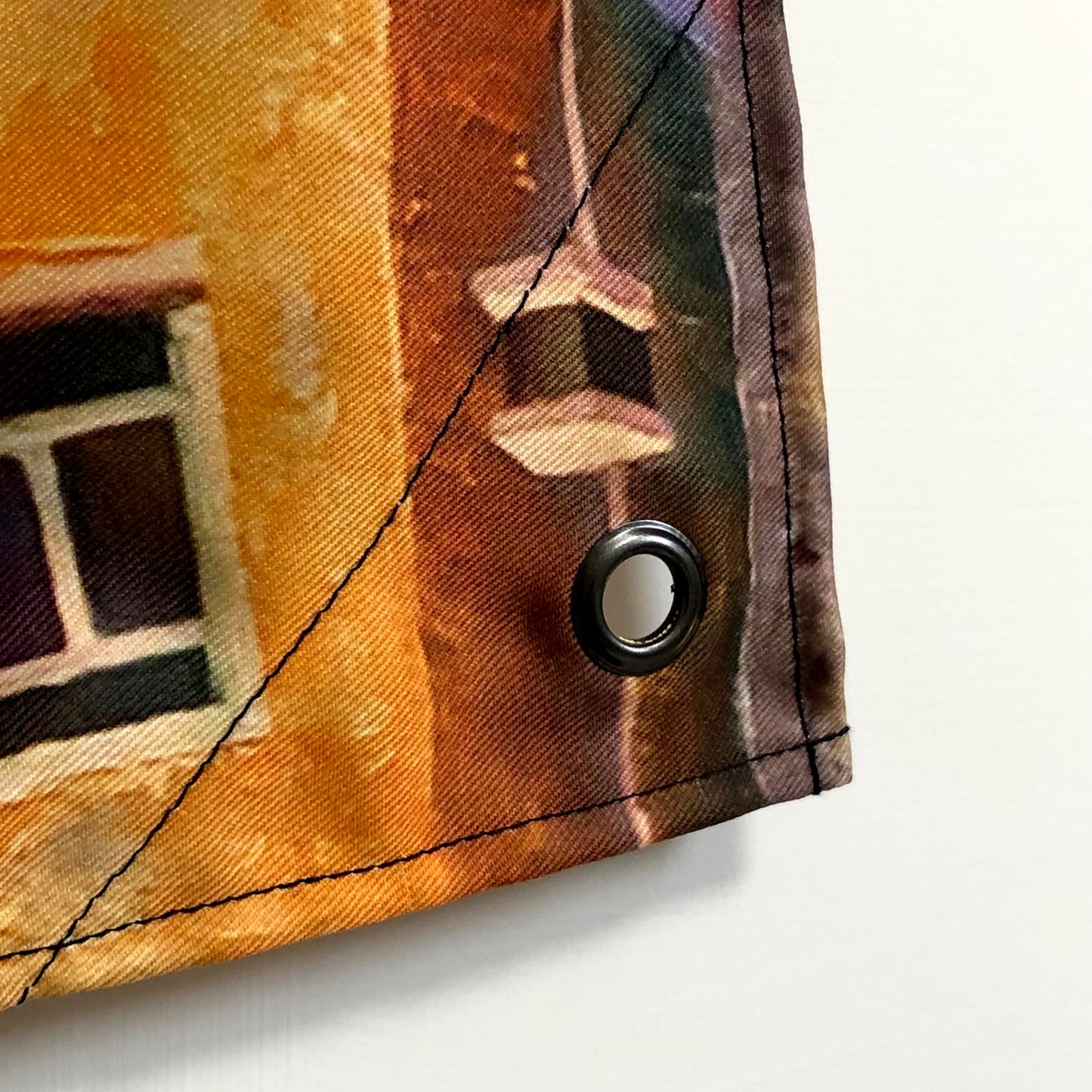 藝術家筆下的 獅子山 FreeHK 室內旗 Eyelets Indoor Flag 🇹🇼 Printed in Taiwan