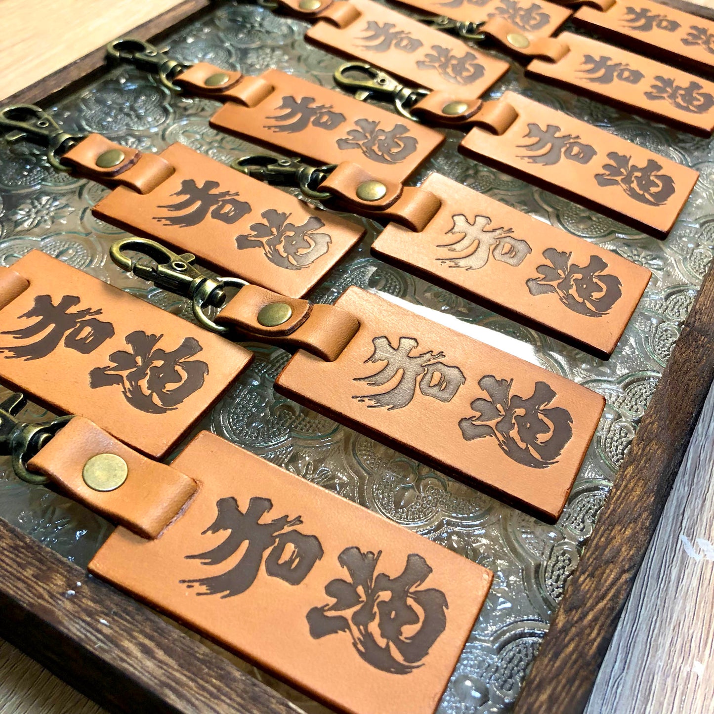香港加油 皮革鎖匙扣 南美洲皮革 🇹🇼台灣加工製作