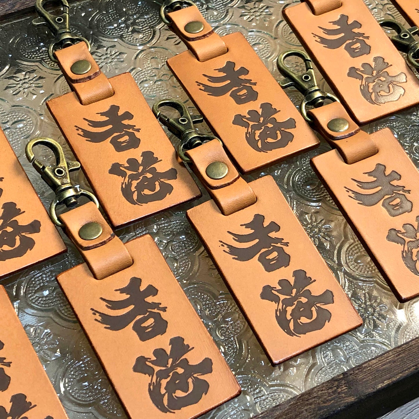香港加油 皮革鎖匙扣 南美洲皮革 🇹🇼台灣加工製作