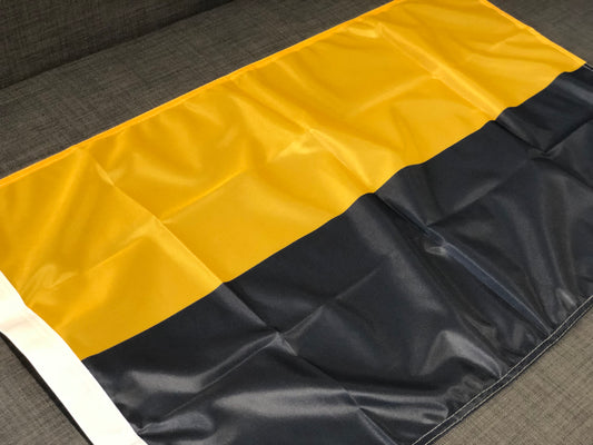 只餘1塊現貨 黃黑旗 Yellow Black Flag 🇬🇧 Made in Britain