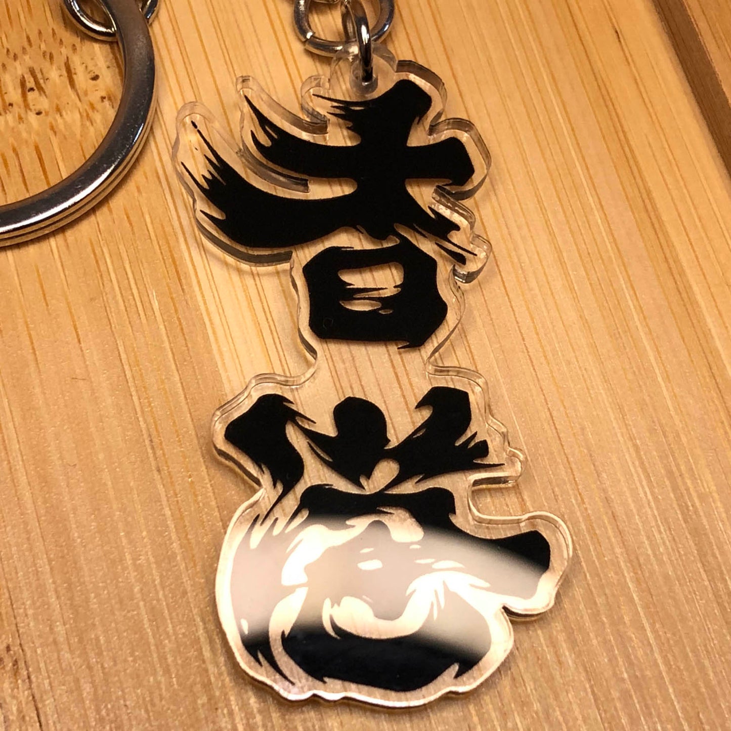 為香港人加油匙扣 Hongkonger Add Oil Clear Black Keychain  🇹🇼 Made in Taiwan