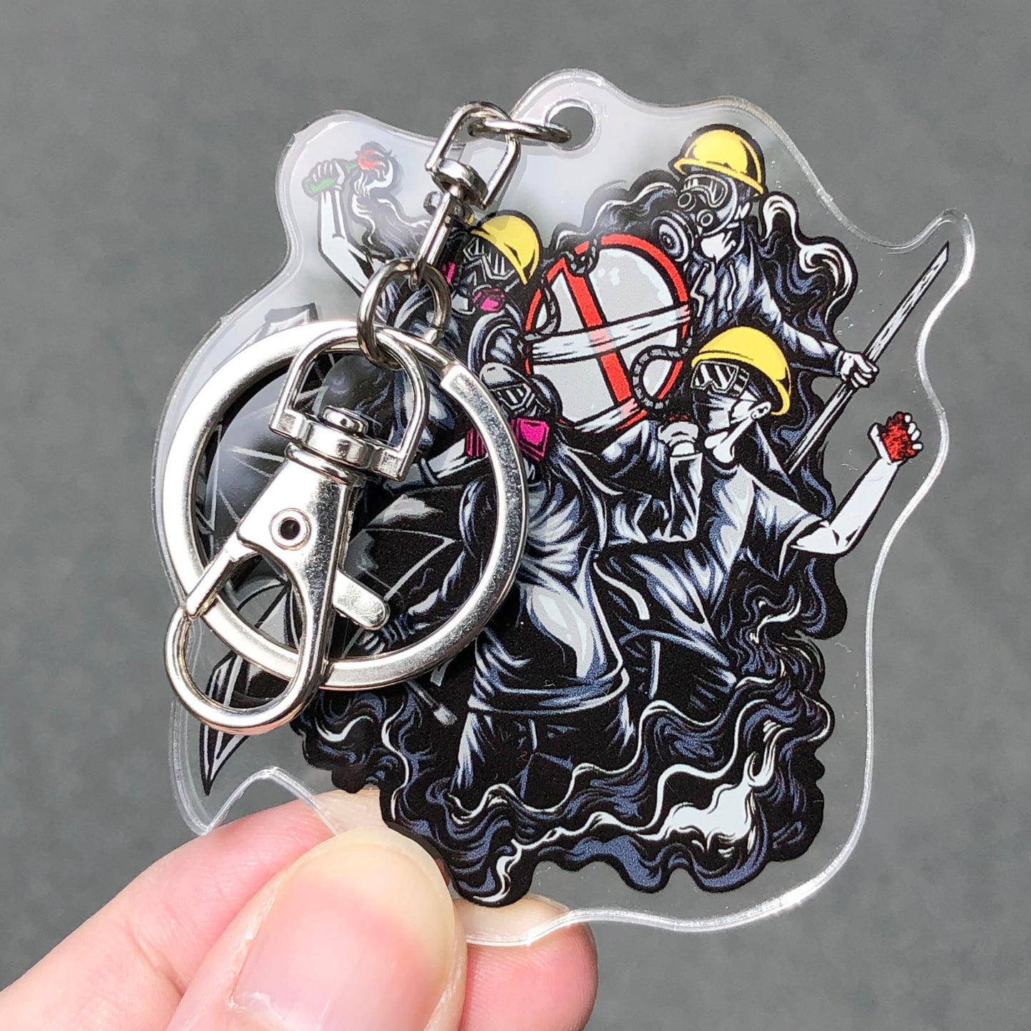 香港人 抗爭到底 Keychain 🇹🇼 Made in Taiwan