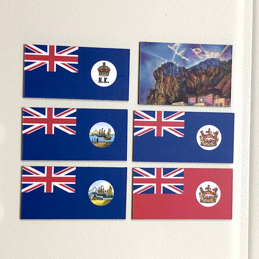 歷代香港旗系列 磁石 Hong Kong Flag Magnet